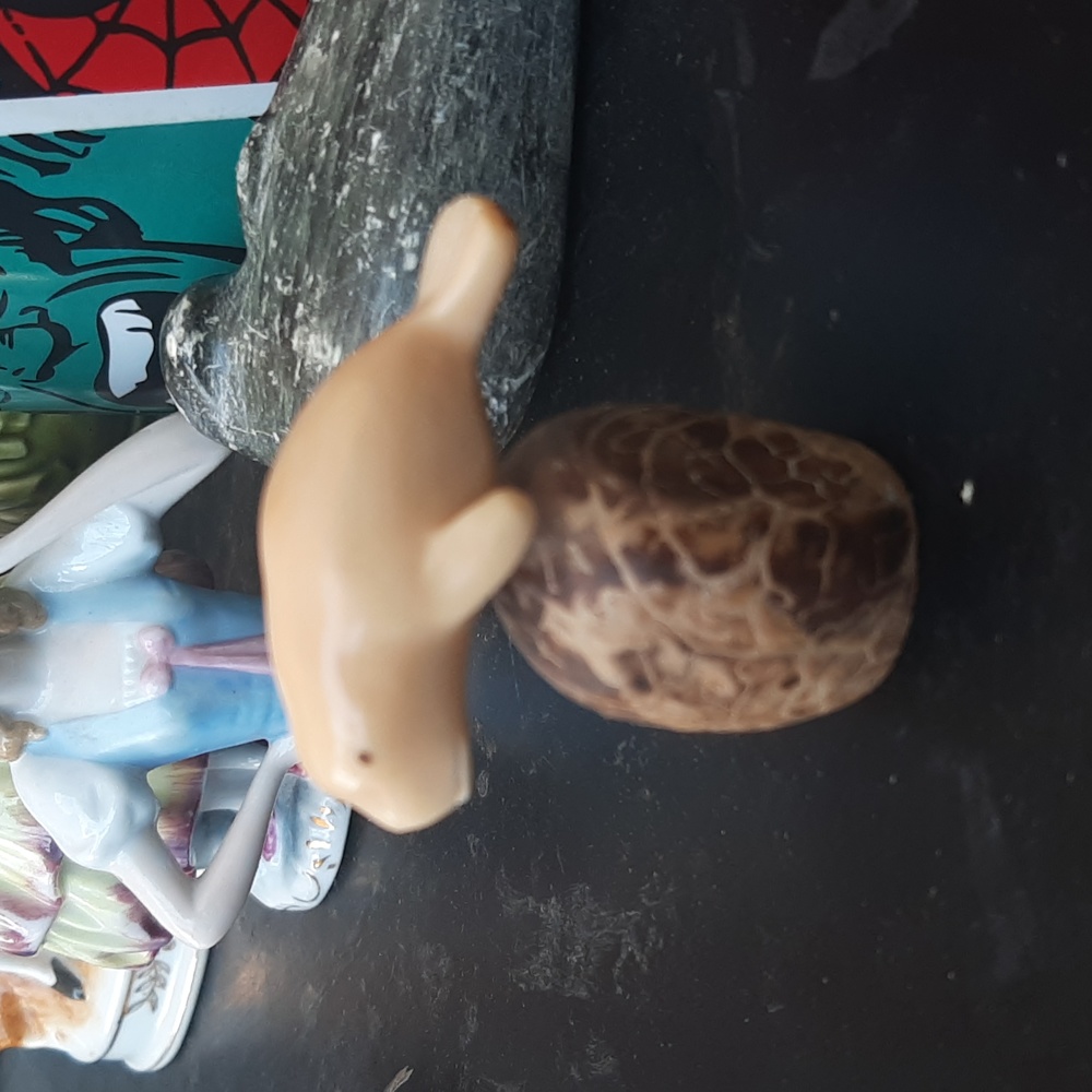 Vintage Tagua Nut carving manatee